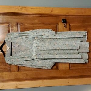 NWT Festi for Torrid Mint Chiffon Puff Sleeve Kimono Size 2X